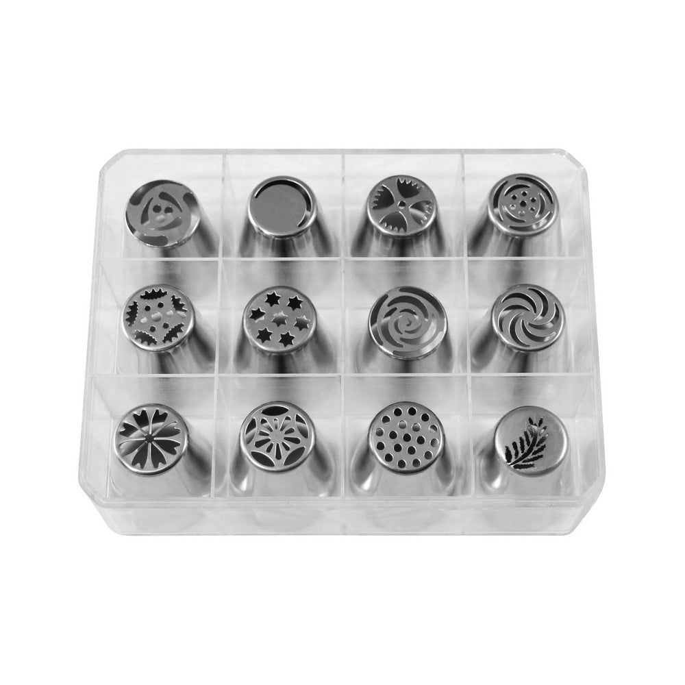 Bocchette floreali set da 12 pezzi