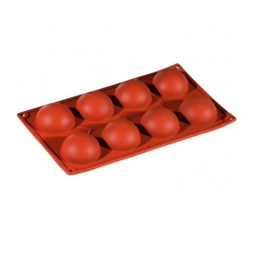 Stampo silicone semisfera ø cm.6 h.3 8 impronte