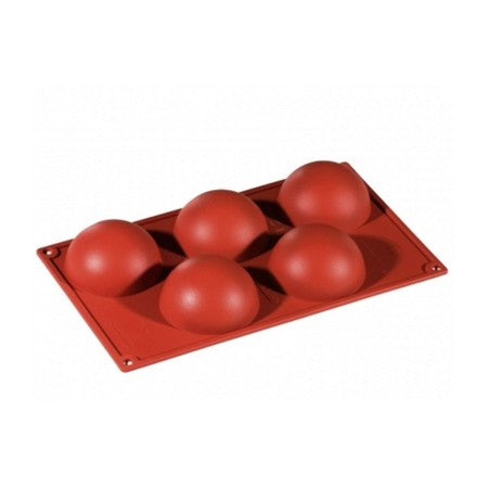 Stampo silicone semisfera ø cm.8 h.4 5 impronte