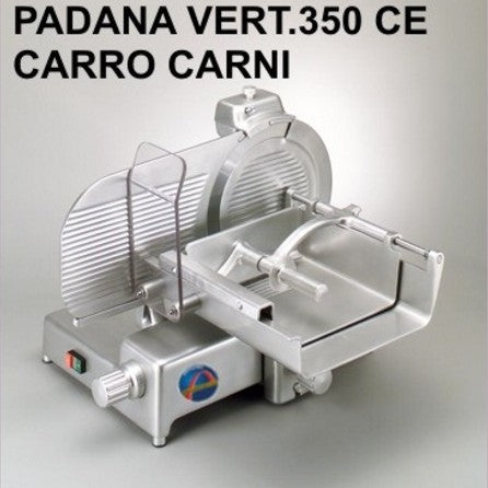 Affettatrice padana 350 vert/ce v.400 con carni