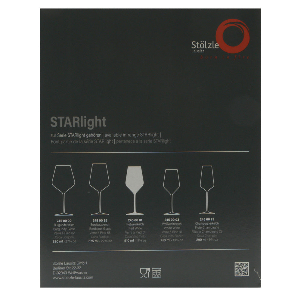 Stolzle lausitz starlight calice vino rosso cl.51
