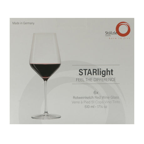 STOLZLE LAUSITZ STARLIGHT CALICE VINO ROSSO CL.51