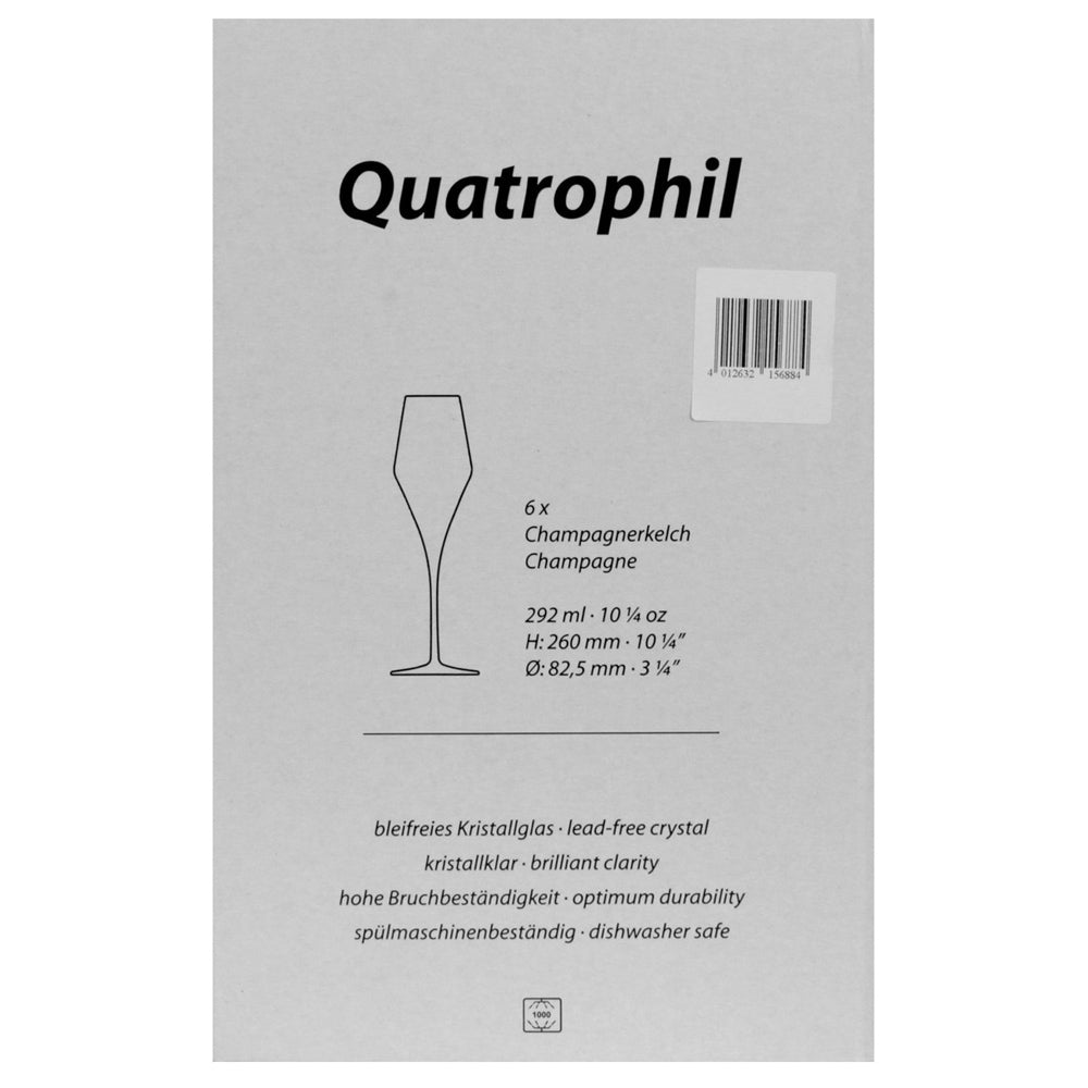 Stolzle lausitz quatrophil calice flute champagne cl.29