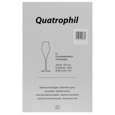 STOLZLE LAUSITZ QUATROPHIL CALICE FLUTE CHAMPAGNE CL.29