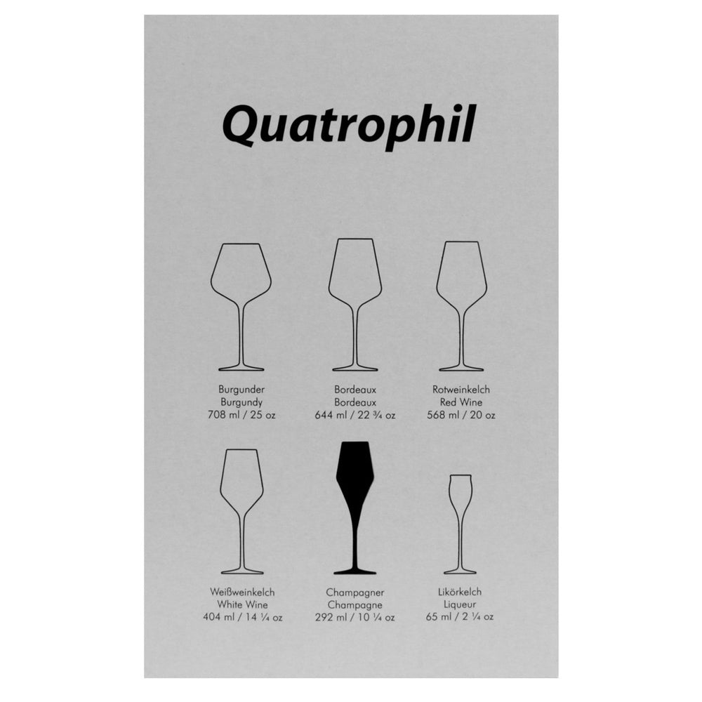 Stolzle lausitz quatrophil calice flute champagne cl.29