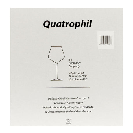 STOLZLE LAUSITZ QUATROPHIL CALICE BURGUNDY CL.71