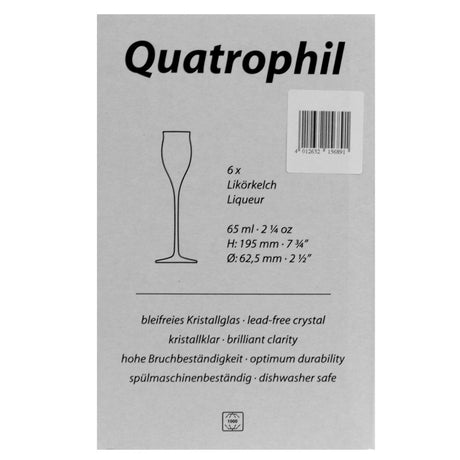 STOLZLE LAUSITZ QUATROPHIL CALICE LIQUORE CL.6.5