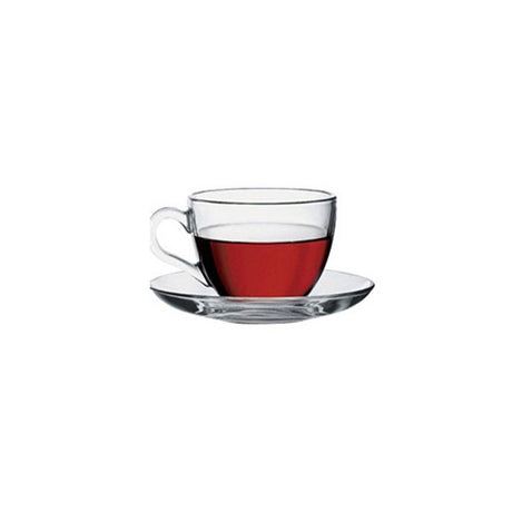 TAZZA CAPPUCCINO C/P VETRO BASIC CL.21.5 PASABACHE