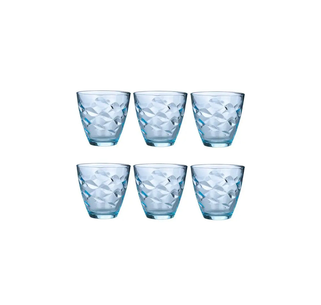 Bicchiere flora cl.26 azzurro bormioli rocco
