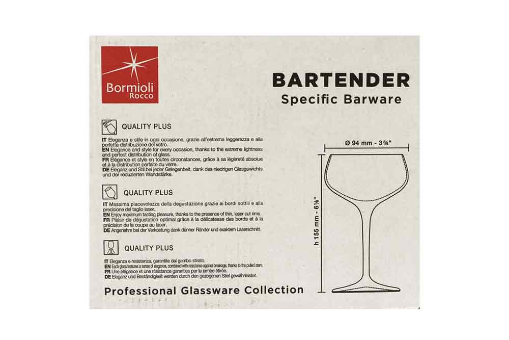 Calice cocktail bartender novecento cl.25 bormioli rocco