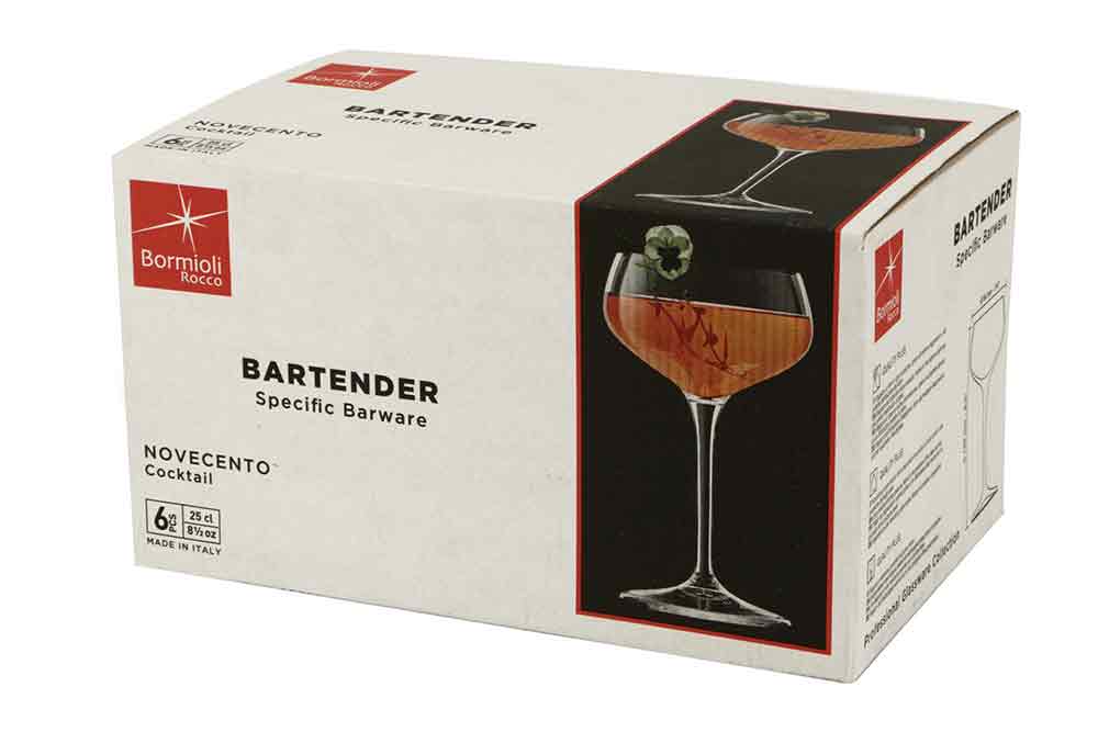 Calice cocktail bartender novecento cl.25 bormioli rocco