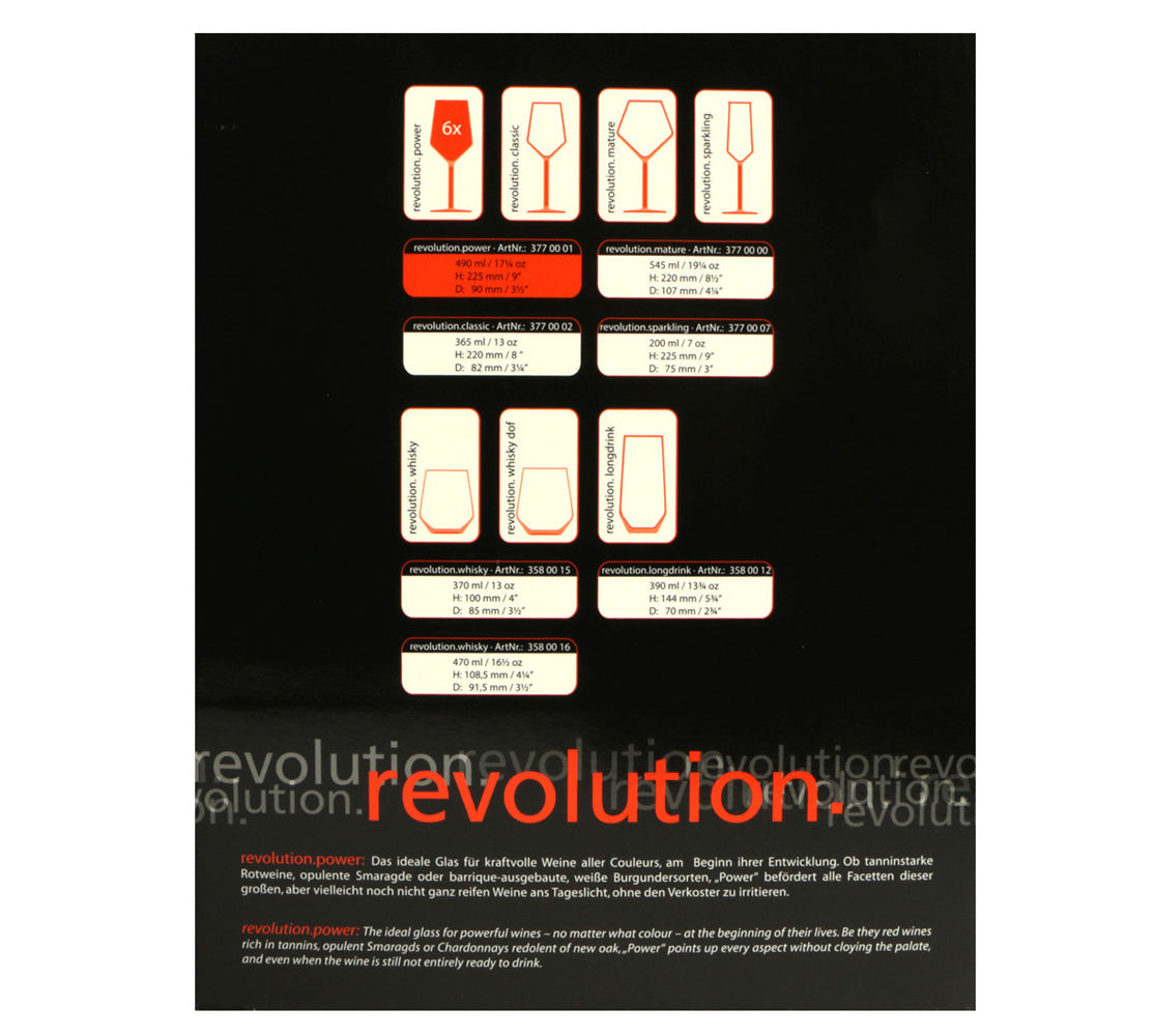 Stolzle lausitz revolution calice power con tacca cl.49