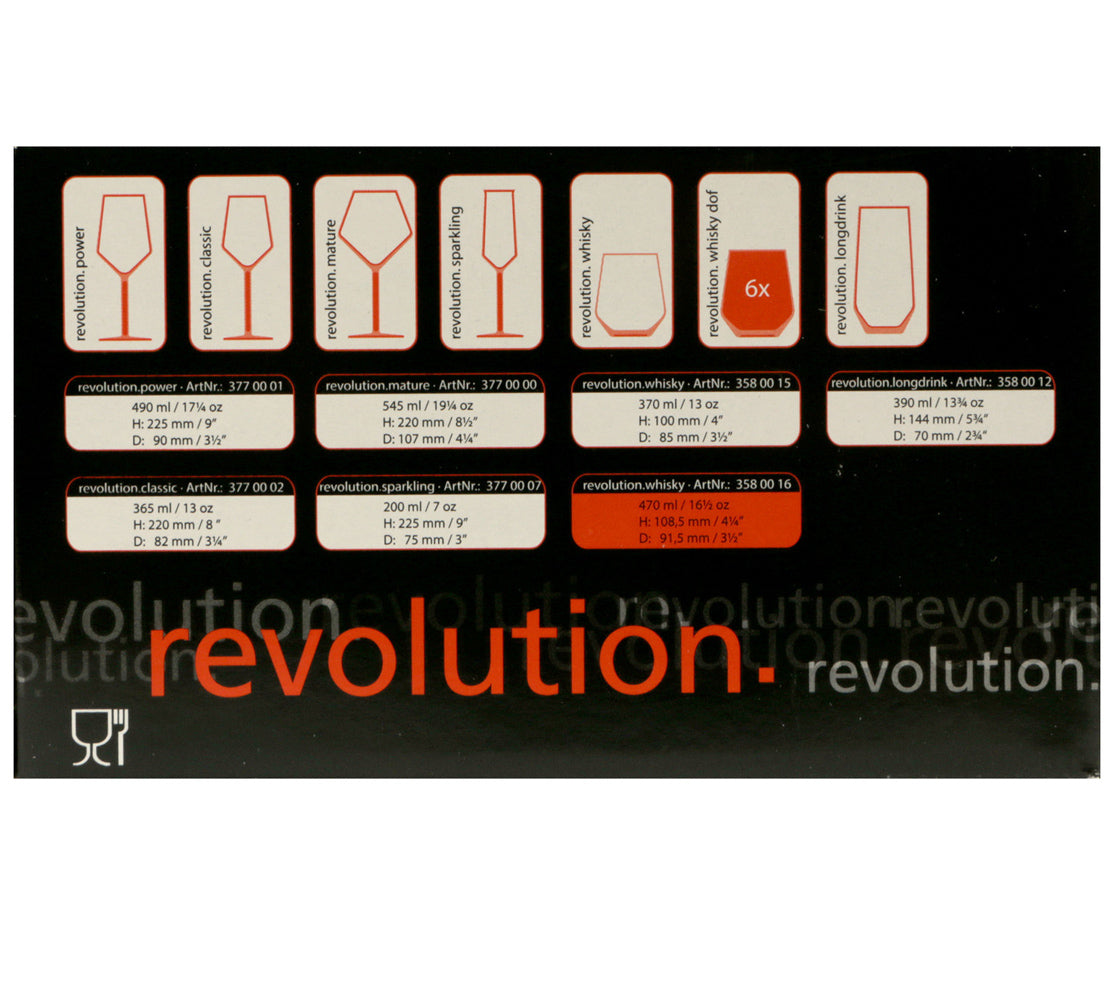Stolzle lausitz revolution bicchiere dof cl.47