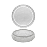 Piatto piano/fondo gourmet reversibile crackle cm.20 pasabahce