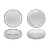 PIATTO PIANO/FONDO GOURMET REVERSIBILE CRACKLE CM.20 PASABAHCE