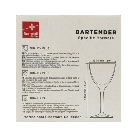 Calice bartender novecento nick & nora cl.15.5 bormioli rocco