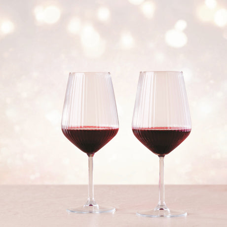 CALICE ALLEGRA FOCUS CL.49 VINO ROSSO EFFETTO OTTICO PASABAHCE
