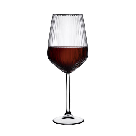CALICE ALLEGRA FOCUS CL.49 VINO ROSSO EFFETTO OTTICO PASABAHCE