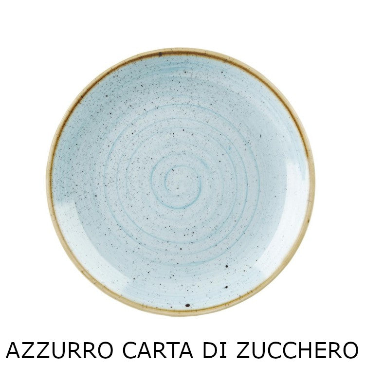 Piatto dessert stonecast cm.21.7 cornflower blue churchill