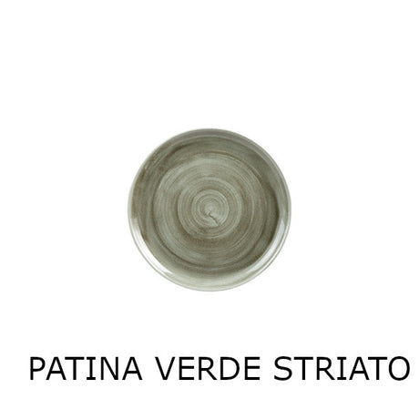 PIATTO PIANO STONECAST CM.28.8 CORNFLOWER BLUE CHURCHILL