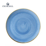 Piatto piano stonecast cm.28,8 cornflower blue churchill