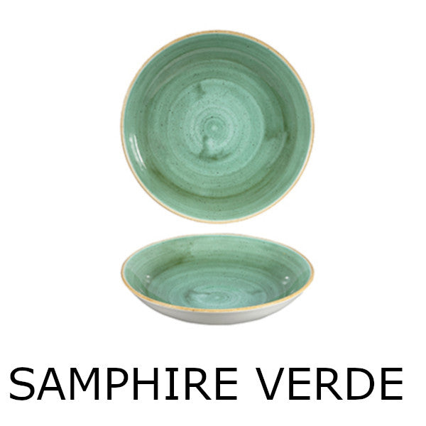 Piatto fondo stonecast cm.24.8 coup cornflower blue churchill