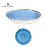 Piatto fondo stonecast cm.24,8 coup cornflower blue churchill