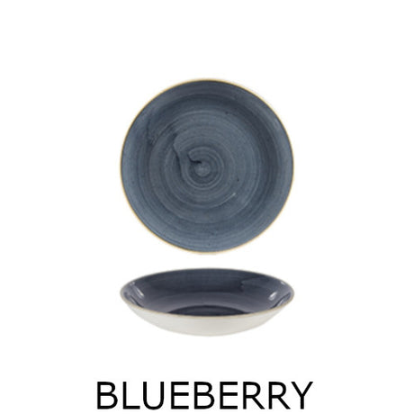 PIATTO FONDO STONECAST CM.18.2 COUP CORNFLOWER BLUE CHURCHILL