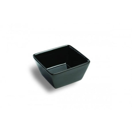 Party black ciotola quadra cm.12x12 h.6 ***