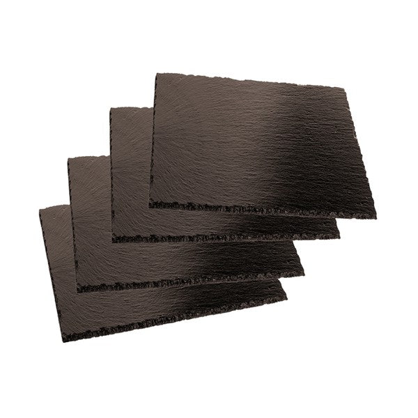 Vassoio ardesia quadro cm.10x10 pz.4