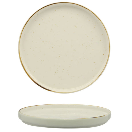 Piatto dessert kaden ø cm.20 barley cream sango