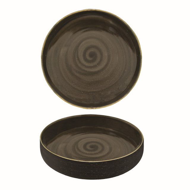 Piatto fondo kaden ø cm.20 woodland brown sango