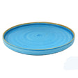 Piatto piano kaden ø cm.26 aqua blu sango