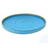 Piatto piano kaden ø cm.26 aqua blu sango
