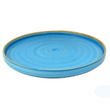 Piatto dessert kaden ø cm.20 aqua blu sango