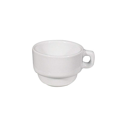 Tazza caffe' senza piatto roma impilabile cl.8 saturnia