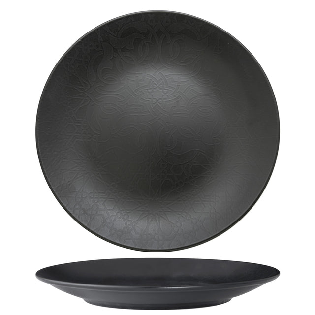 Piatto piano black matte cm.30 gural