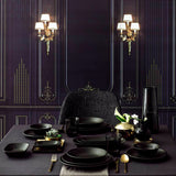 Piatto pasta black matte cm.26 gural