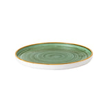 Piatto piano stonecast ø cm.26 chef's walled samphire green churchill