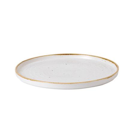 Piatto piano stonecast ø cm.27,5 chef's walled barley cream churchill