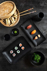 Piatto rettangolare jap sashimi cm.28x13.5 tognana