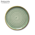 Piatto pizza circus cm.33 verde saturnia