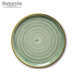 Piatto pizza circus cm.33 verde saturnia