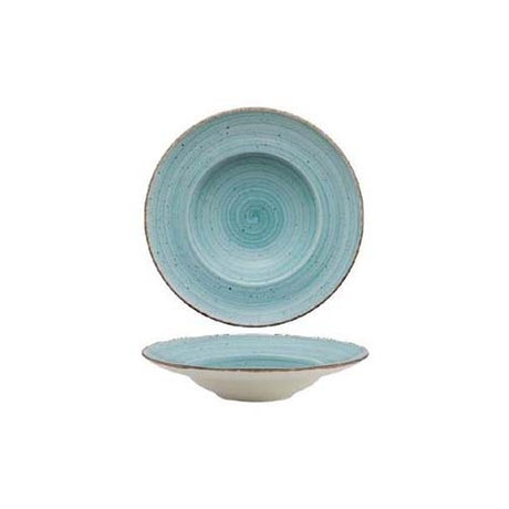 Piatto pasta avanos cm.26 azzurro gural