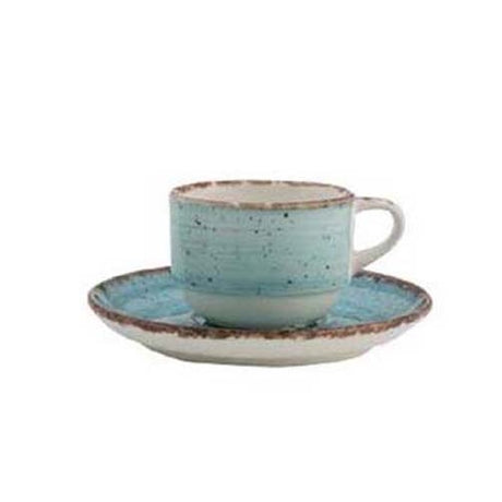 Tazza caffe' senza piatto avanos cl.9 azzurro gural