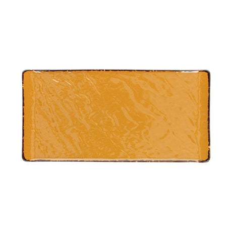 Piatto rettangolare vulcania veggie cm.30x15 giallo tognana