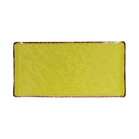 Piatto rettangolare vulcania veggie cm.30x15 verde lime tognana