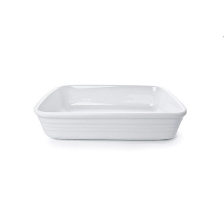 Pirofila rettangolare bianco gastro cm.27x20 h.6