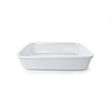 Pirofila rettangolare bianco gastro cm.32x22 h.6