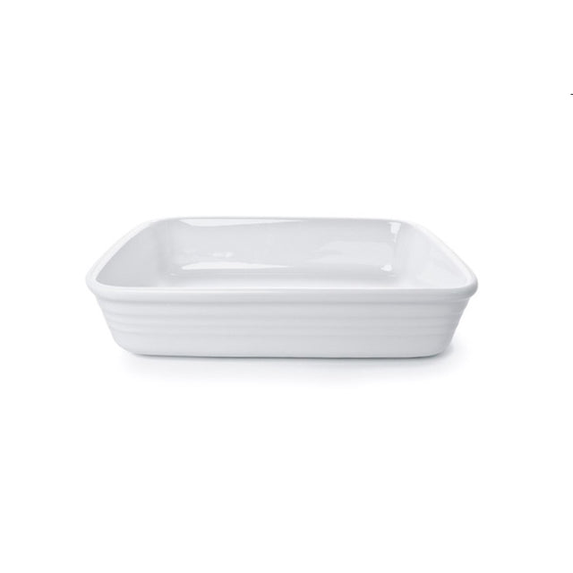 Pirofila rettangolare bianco gastro cm.32x22 h.6